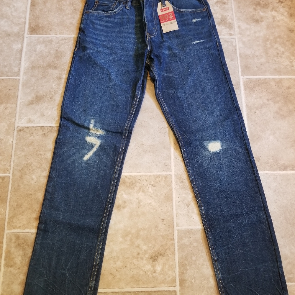 Mens Destressed Denim